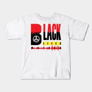 Cool Black lives matter BLM Kids T-Shirt